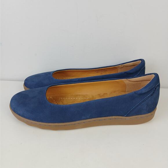 Earth SZ 7 Women's Landen Slip-On Suede Flat In Dark Blue NEW - Picture 5 of 8